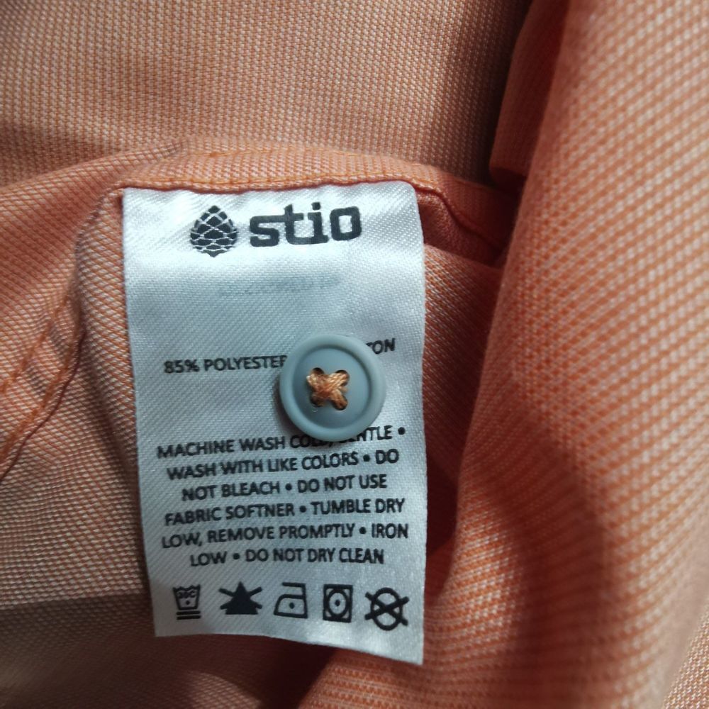 Men's Stio Shirt Button Down Long Sleeve | Color: Salmon | Size: S - Picture 8 of 12